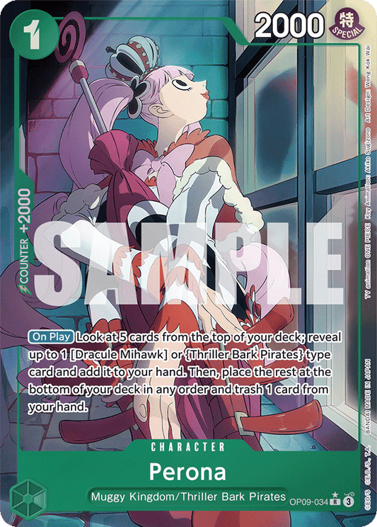 OPTCG Emperors in the New World OP09-034 Perona Alternate Art