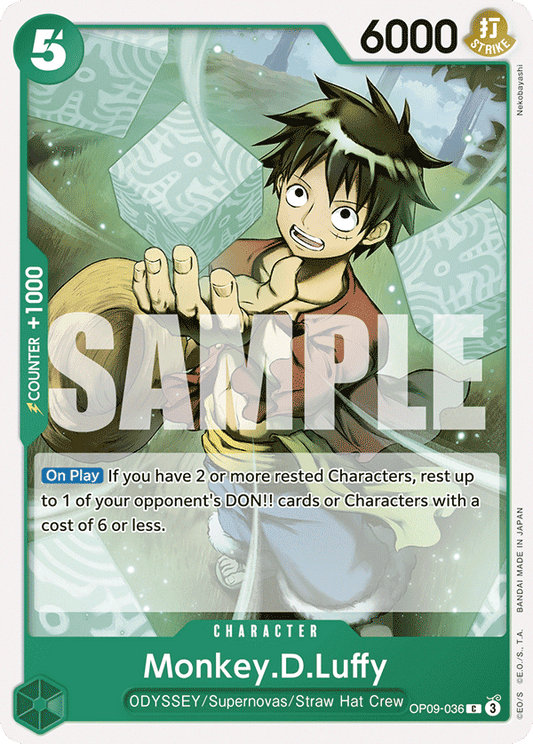 OPTCG Emperors in the New World OP09-036 Monkey.D.Luffy