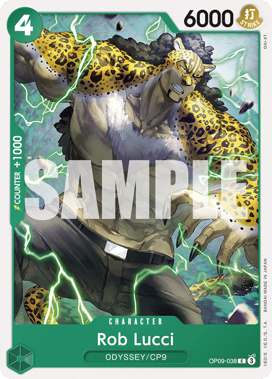 OPTCG Emperors in the New World OP09-038 Rob Lucci