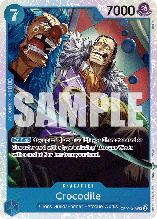 OPTCG Emperors in the New World OP09-046 Crocodile (SR)