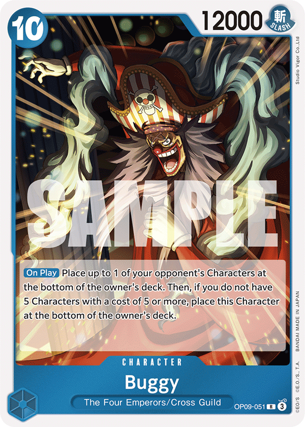 OPTCG Emperors in the New World OP09-051 Buggy