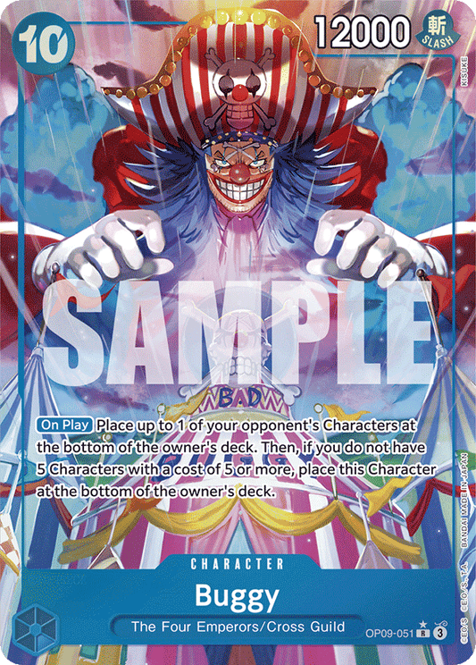 OPTCG Emperors in the New World OP09-051 Buggy Alternate Art
