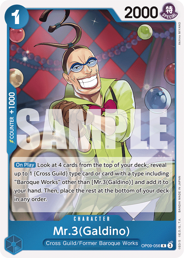 OPTCG Emperors in the New World OP09-056 Mr.3(Galdino)