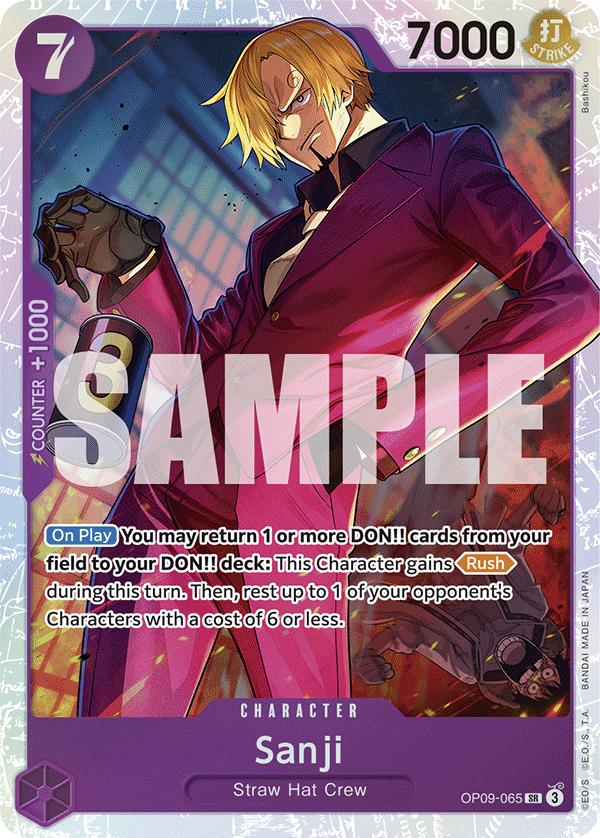 OPTCG Emperors in the New World OP09-065 Sanji (SR)