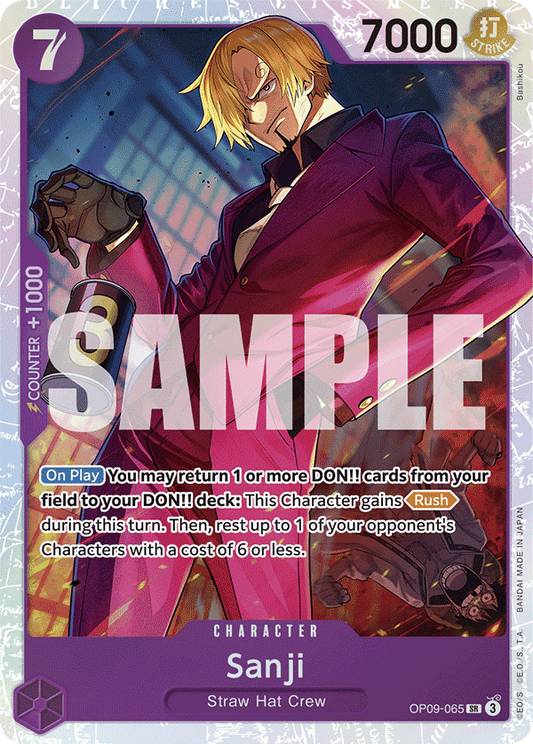 OPTCG Emperors in the New World OP09-065 Sanji (SR)