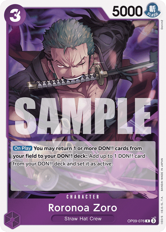 OPTCG Emperors in the New World OP09-076 Roronoa Zoro