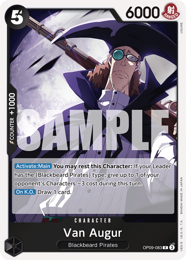 OPTCG Emperors in the New World OP09-083 Van Augar