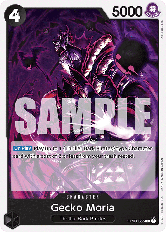 OPTCG Emperors in the New World OP09-085 Gecko Moria