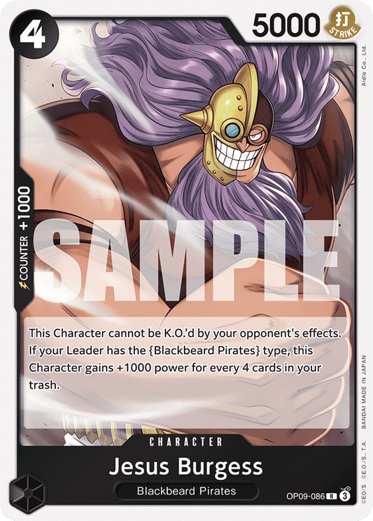 OPTCG Emperors in the New World OP09-086 Jesus Burgess