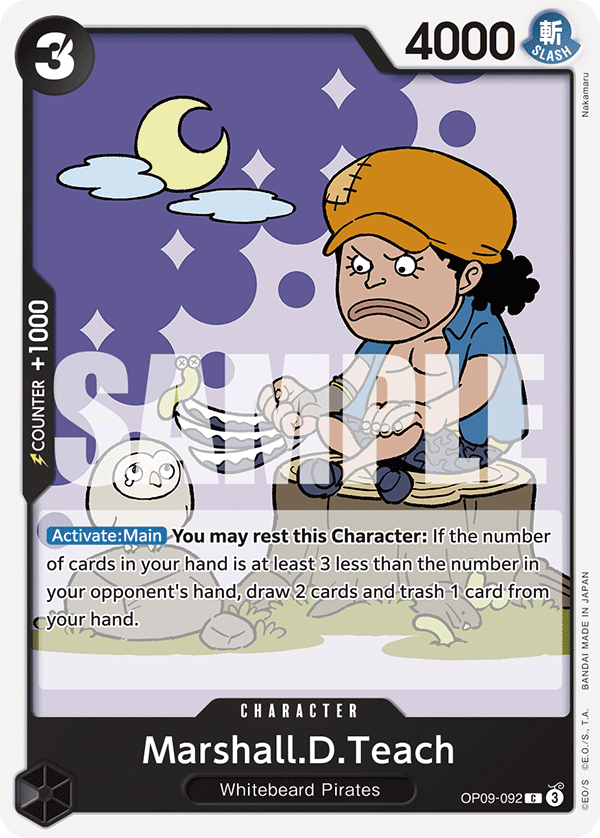 OPTCG Emperors in the New World OP09-092 Marshall.D.Teach