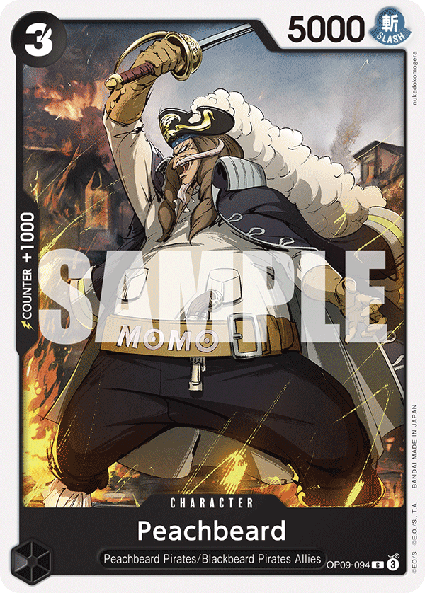 OPTCG Emperors in the New World OP09-094 Peachbeard