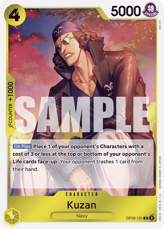 OPTCG Emperors in the New World OP09-101 Kuzan