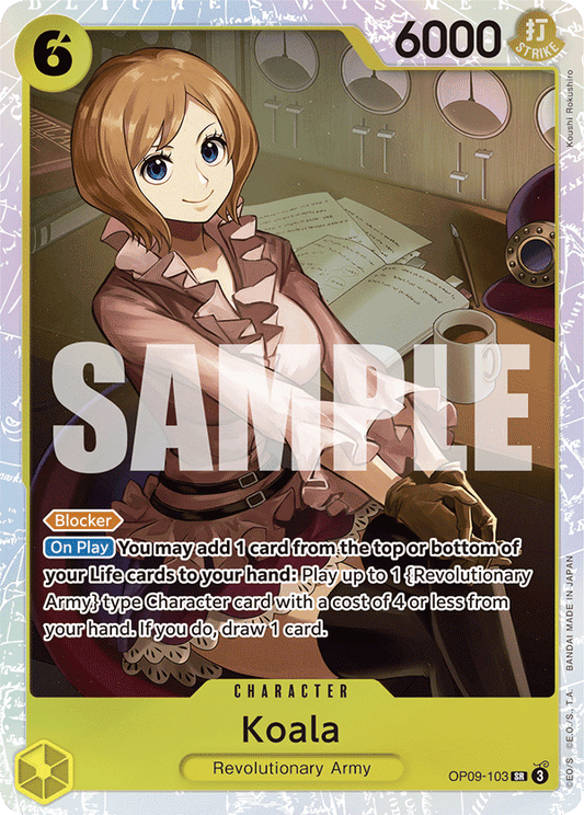 OPTCG Emperors in the New World OP09-103 Koala (SR)