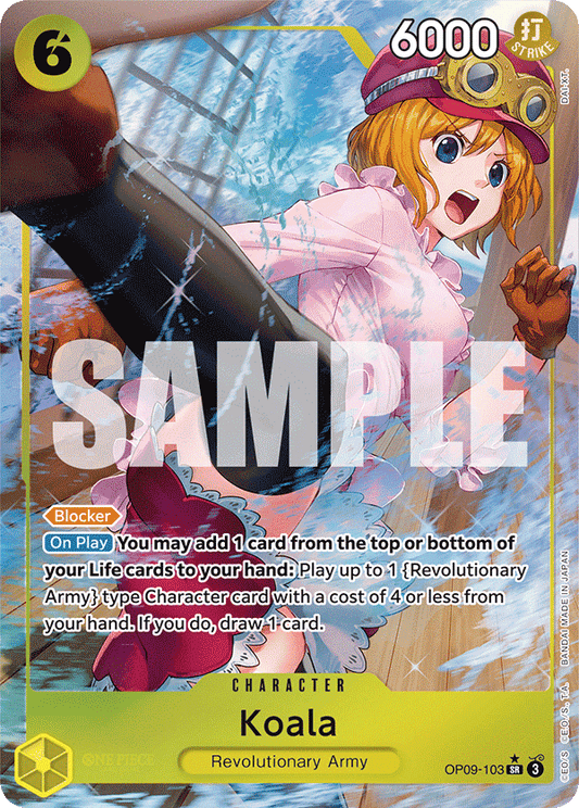 OPTCG Emperors in the New World OP09-103 Koala (SR) Alternate Art