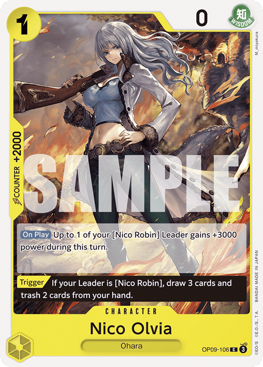 OPTCG Emperors in the New World OP09-106 Nico Olvia