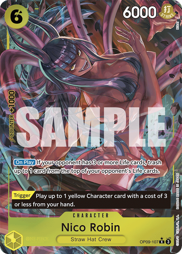 OPTCG Emperors in the New World OP09-107 Nico Robin Alternate Art