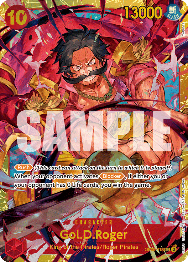 OPTCG Emperors in the New World OP09-118 Gol.D.Roger (SEC)