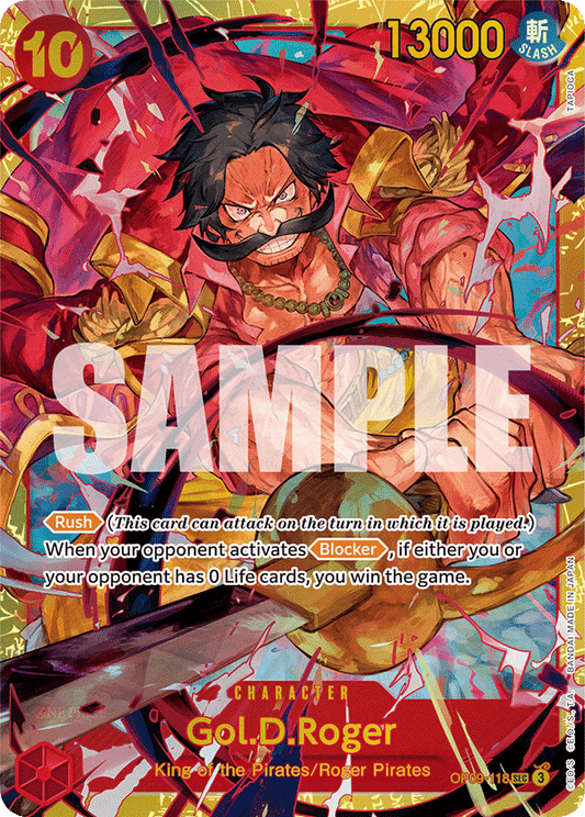 OPTCG Emperors in the New World OP09-118 Gol.D.Roger (SEC)