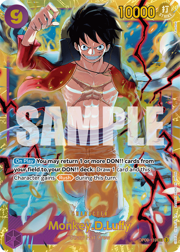 OPTCG Emperors in the New World OP09-119 Monkey.D.Luffy (SEC)