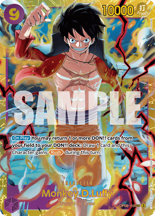 OPTCG Emperors in the New World OP09-119 Monkey.D.Luffy (SEC)