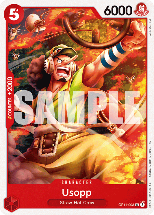 OPTCG A Fist of Divine Speed OP11-003 Usopp