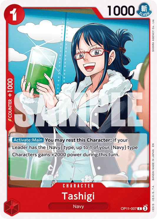 OPTCG A Fist of Divine Speed OP11-007 Tashigi