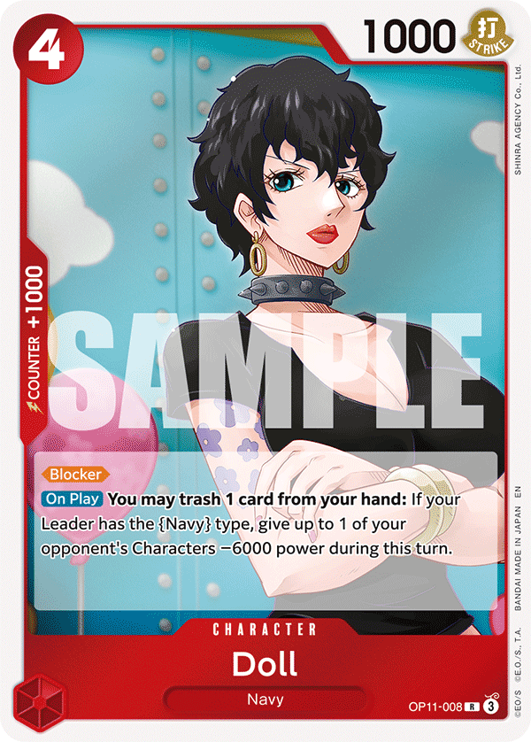 OPTCG A Fist of Divine Speed OP11-008 Doll