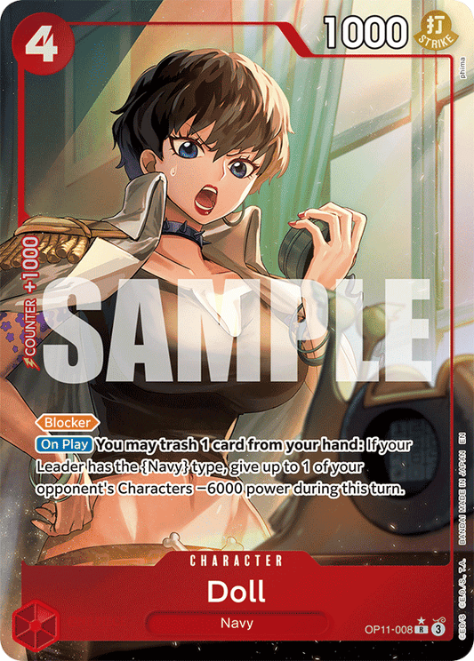OPTCG A Fist of Divine Speed OP11-008 Doll Alternate Art