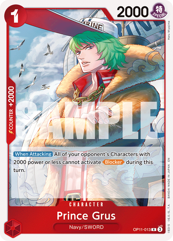OPTCG A Fist of Divine Speed OP11-013 Prince Grus