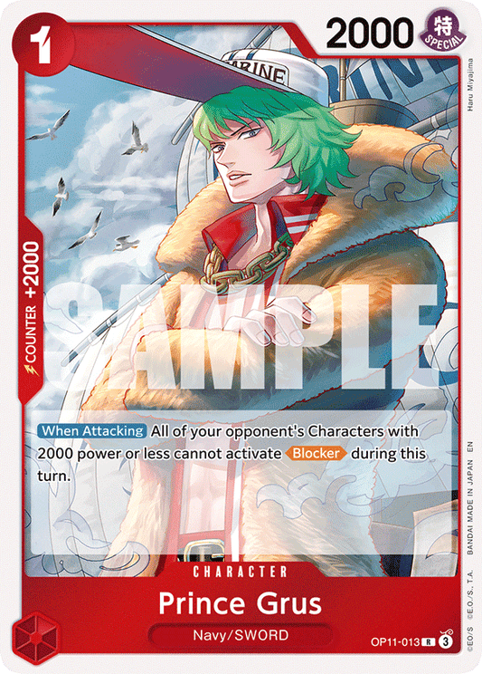 OPTCG A Fist of Divine Speed OP11-013 Prince Grus