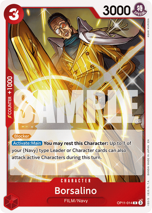 OPTCG A Fist of Divine Speed OP11-014 Borsalino
