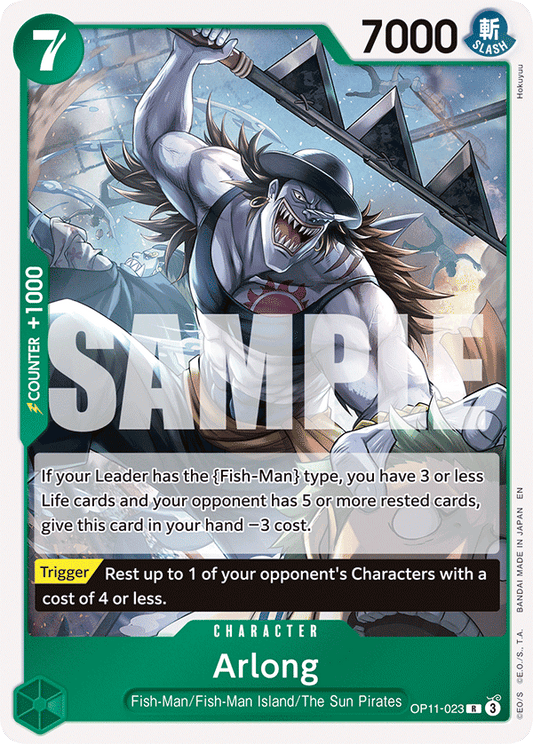 OPTCG A Fist of Divine Speed OP11-023 Arlong