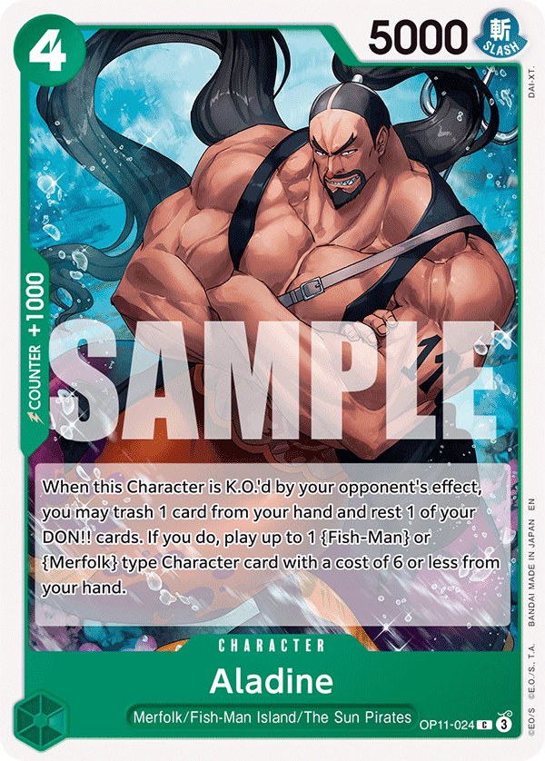 OPTCG A Fist of Divine Speed OP11-024 Aladine