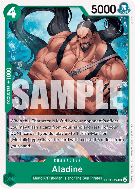 OPTCG A Fist of Divine Speed OP11-024 Aladine