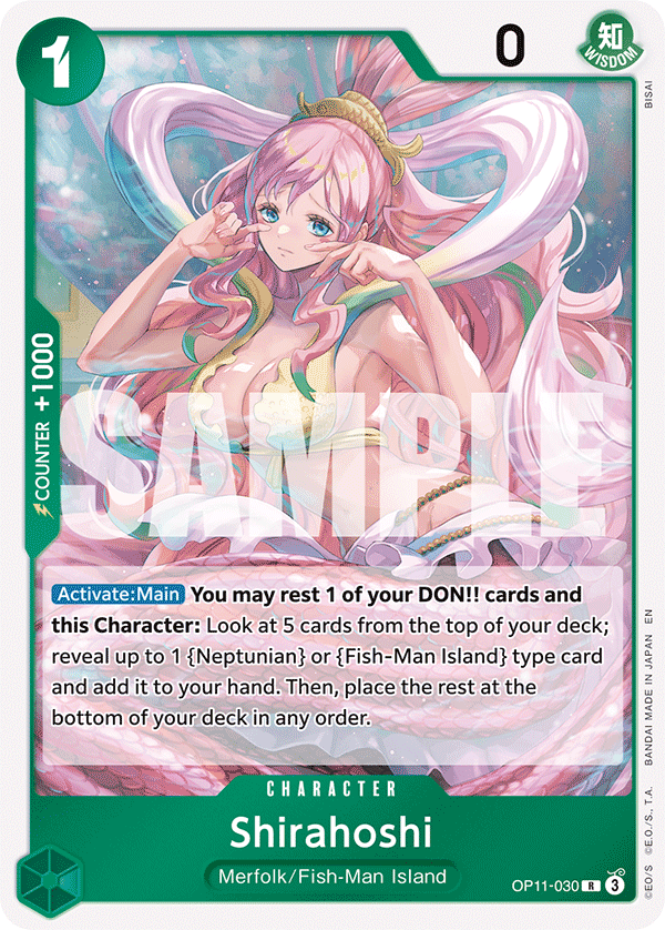OPTCG A Fist of Divine Speed OP11-030 Shirahoshi