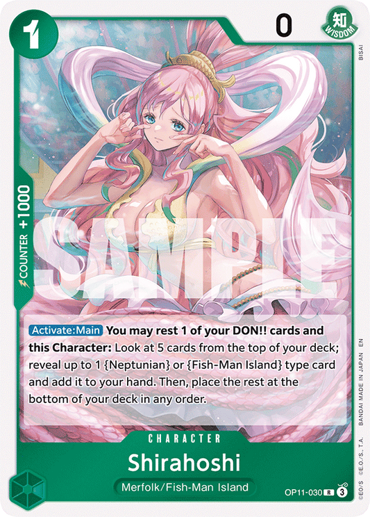 OPTCG A Fist of Divine Speed OP11-030 Shirahoshi