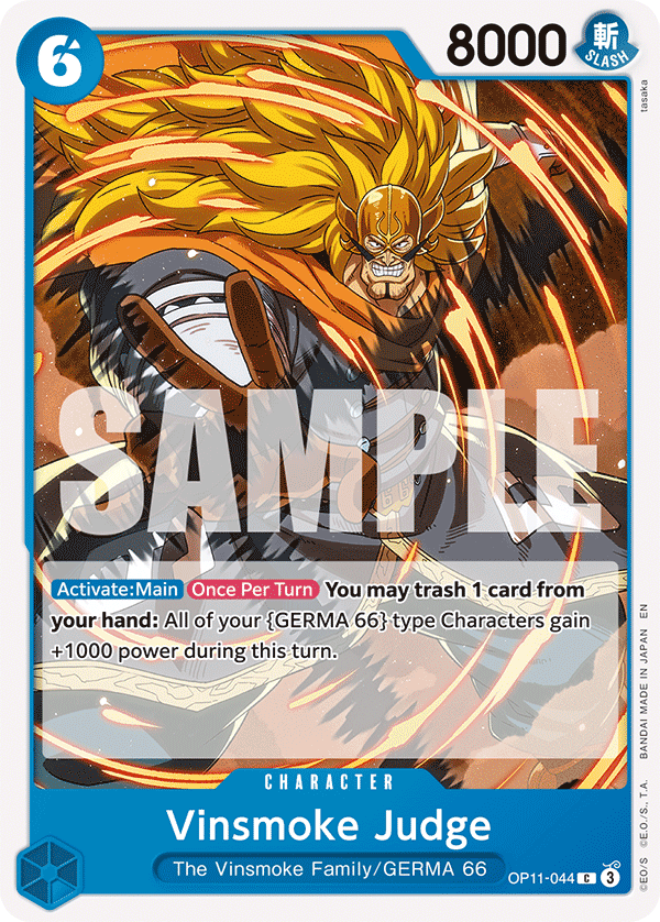 OPTCG A Fist of Divine Speed OP11-044 Vinsmoke Judge