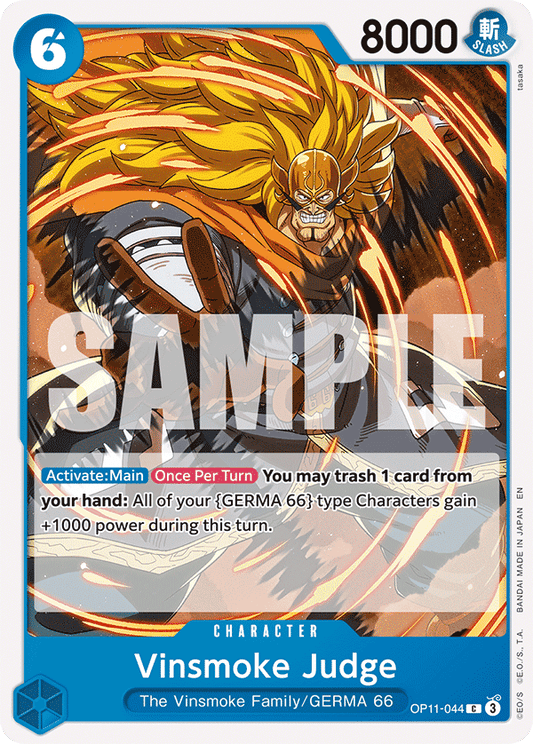 OPTCG A Fist of Divine Speed OP11-044 Vinsmoke Judge