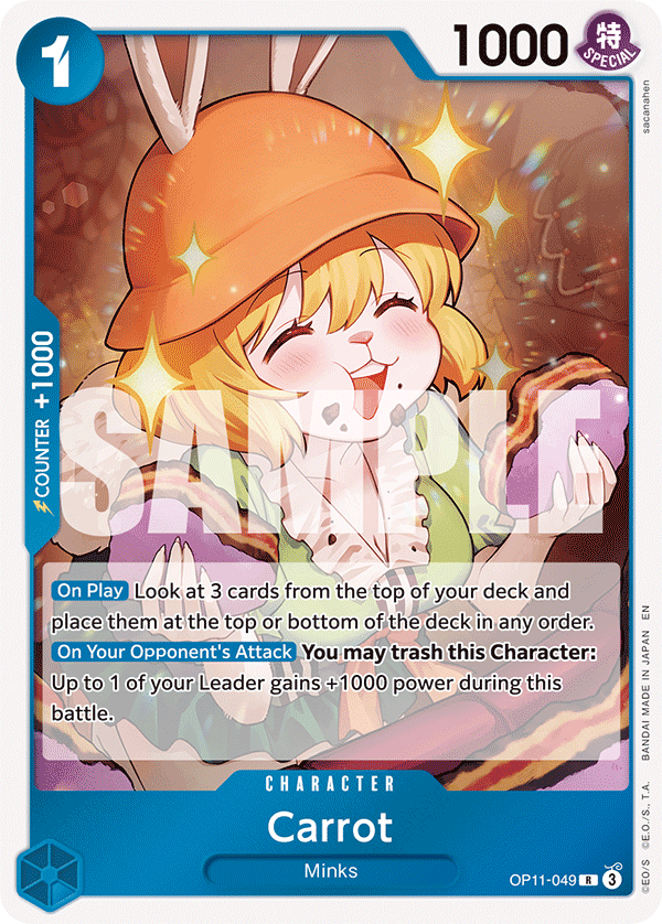 OPTCG A Fist of Divine Speed OP11-049 Carrot