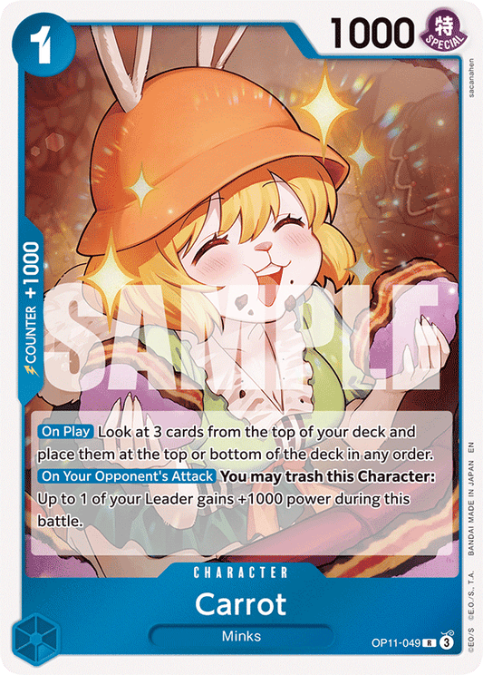 OPTCG A Fist of Divine Speed OP11-049 Carrot