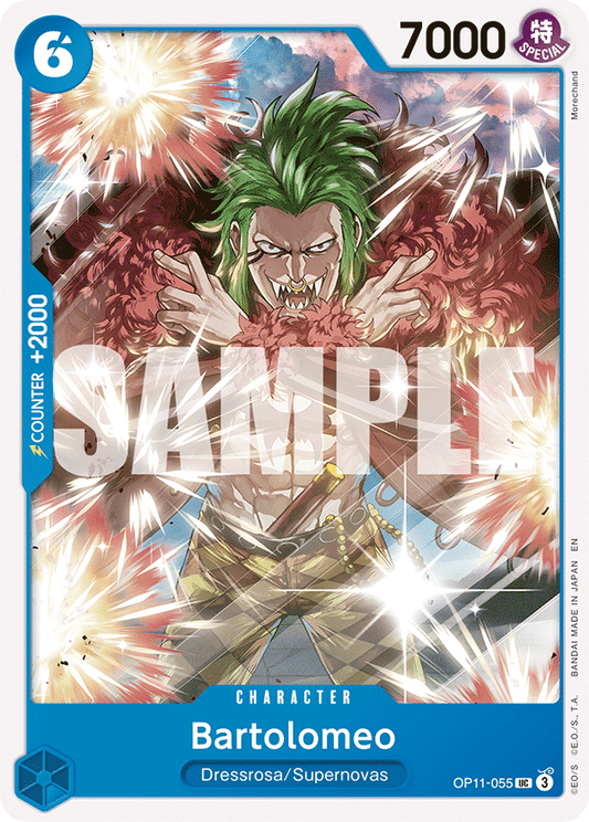 OPTCG A Fist of Divine Speed OP11-055 Bartolomeo