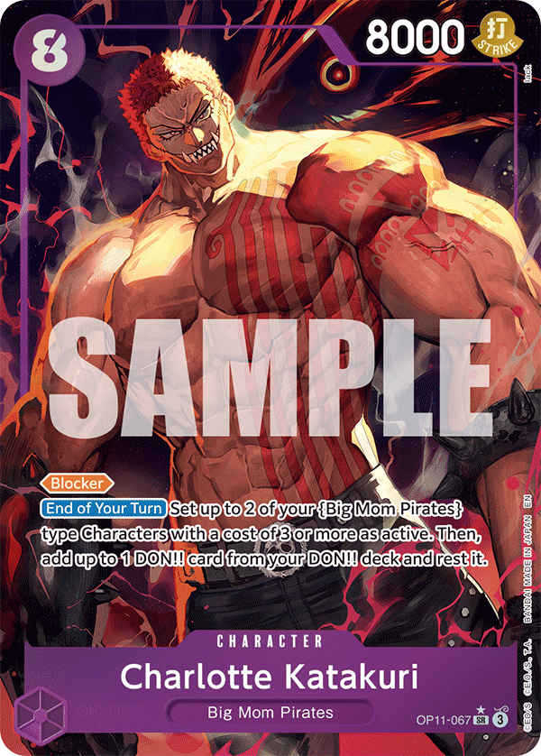 OPTCG A Fist of Divine Speed OP11-067 Charlotte Katakuri (SR) Alternate Art