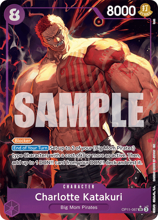 OPTCG A Fist of Divine Speed OP11-067 Charlotte Katakuri (SR) Alternate Art