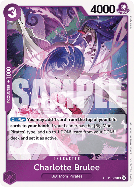 OPTCG A Fist of Divine Speed OP11-069 Charlotte Brulee