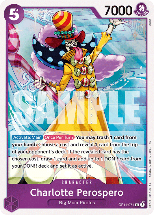 OPTCG A Fist of Divine Speed OP11-071 Charlotte Perospero