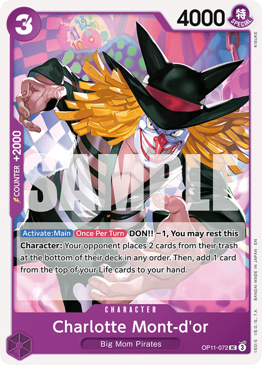 OPTCG A Fist of Divine Speed OP11-072 Charlotte Mont-d'or