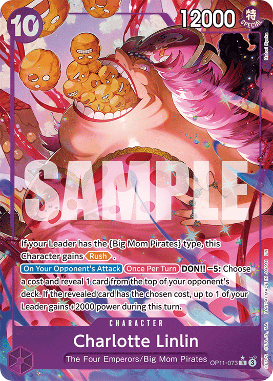 OPTCG A Fist of Divine Speed OP11-073 Charlotte Linlin Alternate Art