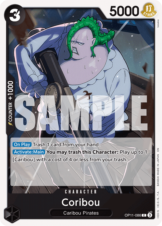 OPTCG A Fist of Divine Speed OP11-086 Coribou