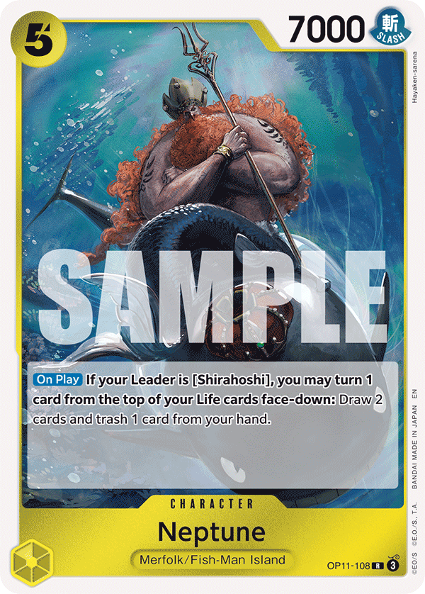 OPTCG A Fist of Divine Speed OP11-108 Neptune