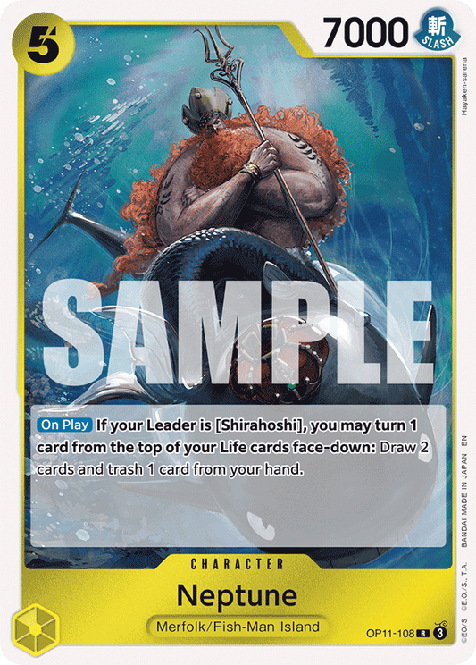 OPTCG A Fist of Divine Speed OP11-108 Neptune